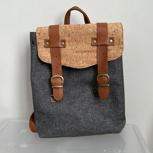 European Leather & Cork Backpack